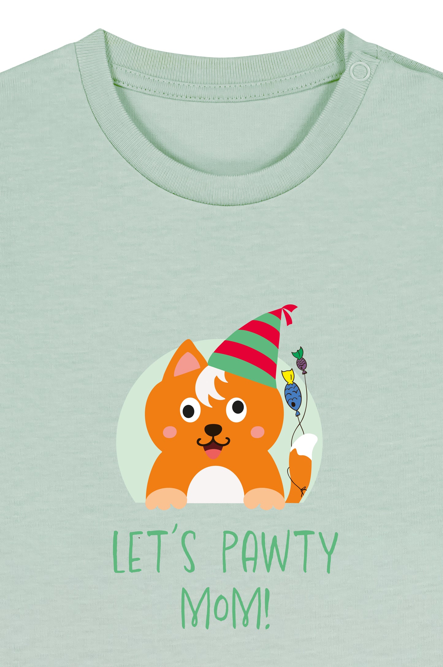 Wuppy Party - Let's pawty mom! - Baby Tshirt