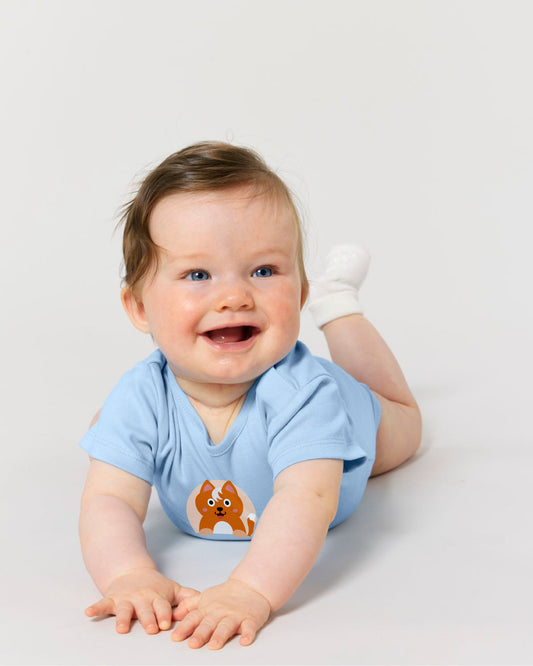 Wuppy Basic - Purrrfectly Awesome - Baby Romper