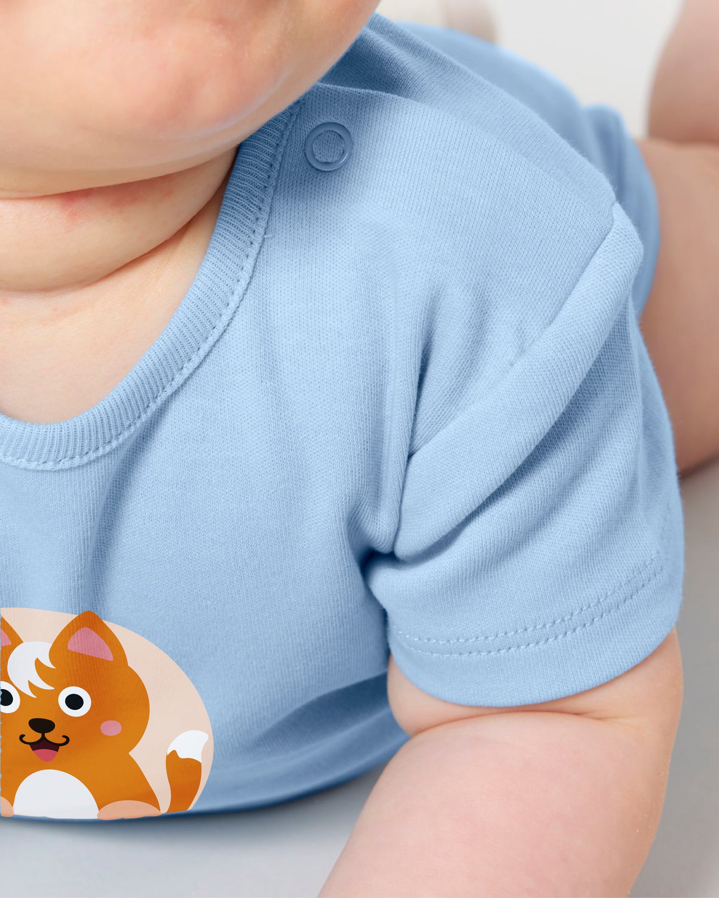 Wuppy Basic - Purrrfectly Awesome - Baby Romper