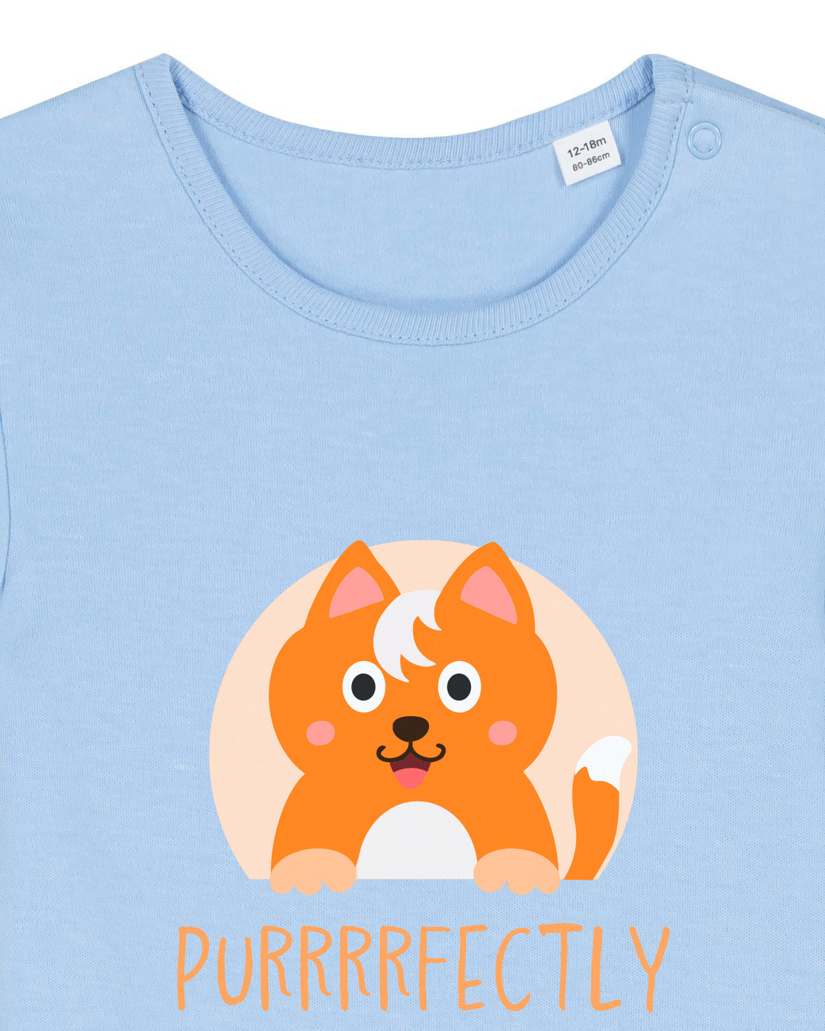 Wuppy Basic - Purrrfectly Awesome - Baby Romper