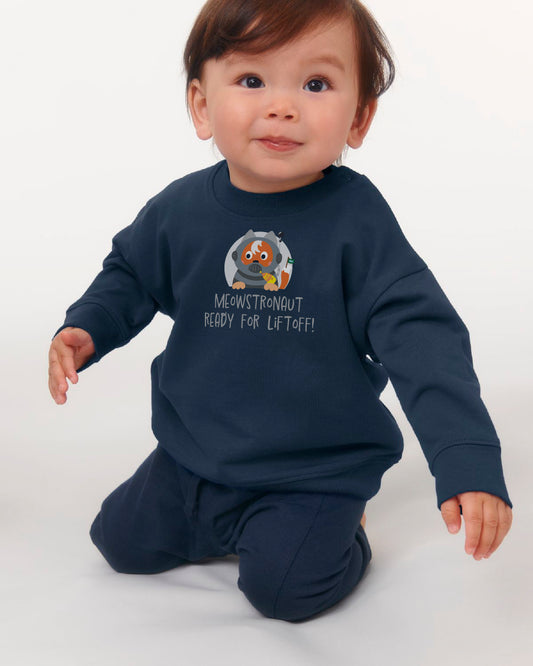 Wuppy Astronaut - Meowstronaut ready for liftoff! - Baby Sweater