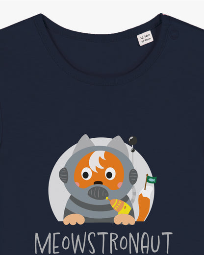 Wuppy Astronaut - Meowstronaut ready for liftoff! - Baby Romper